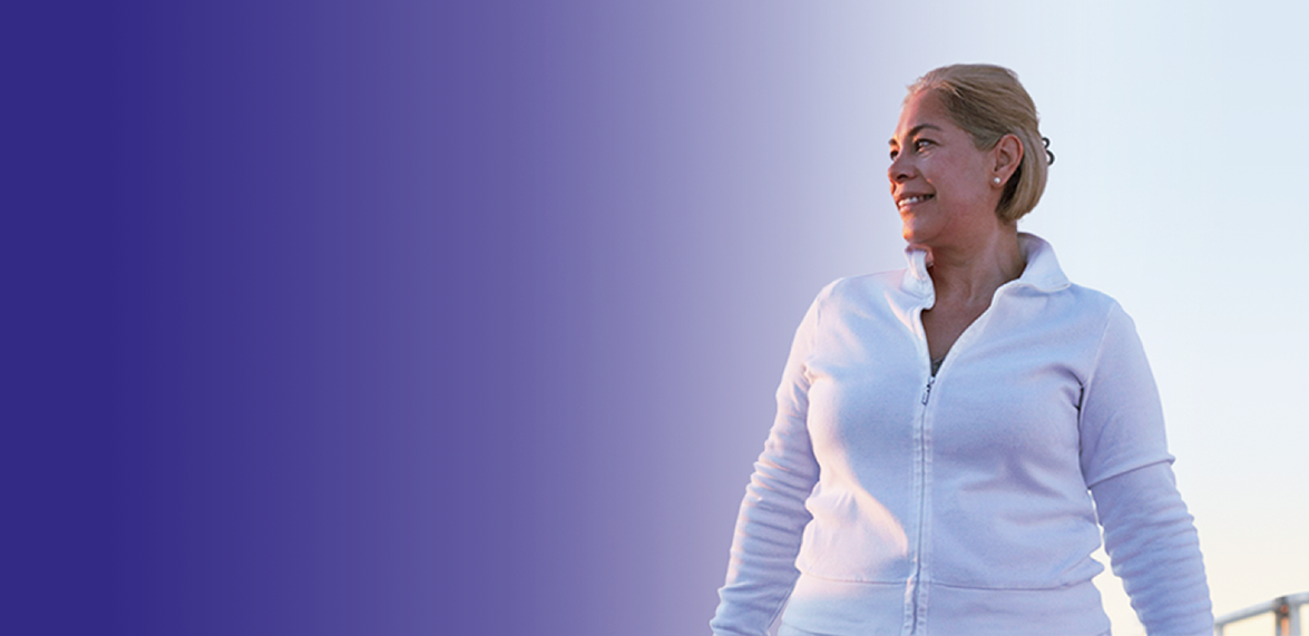 Woman taking in fresh air