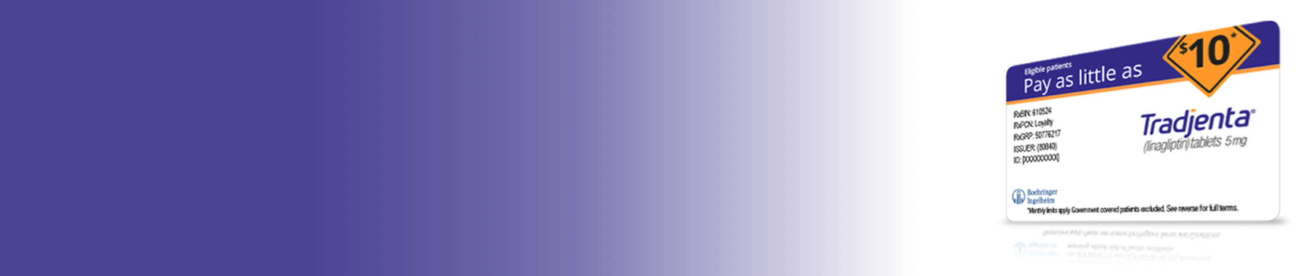 tradjenta savings program card